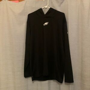 Men’s Nike Philadelphia Eagles hooded top. Size XL. Color is Black